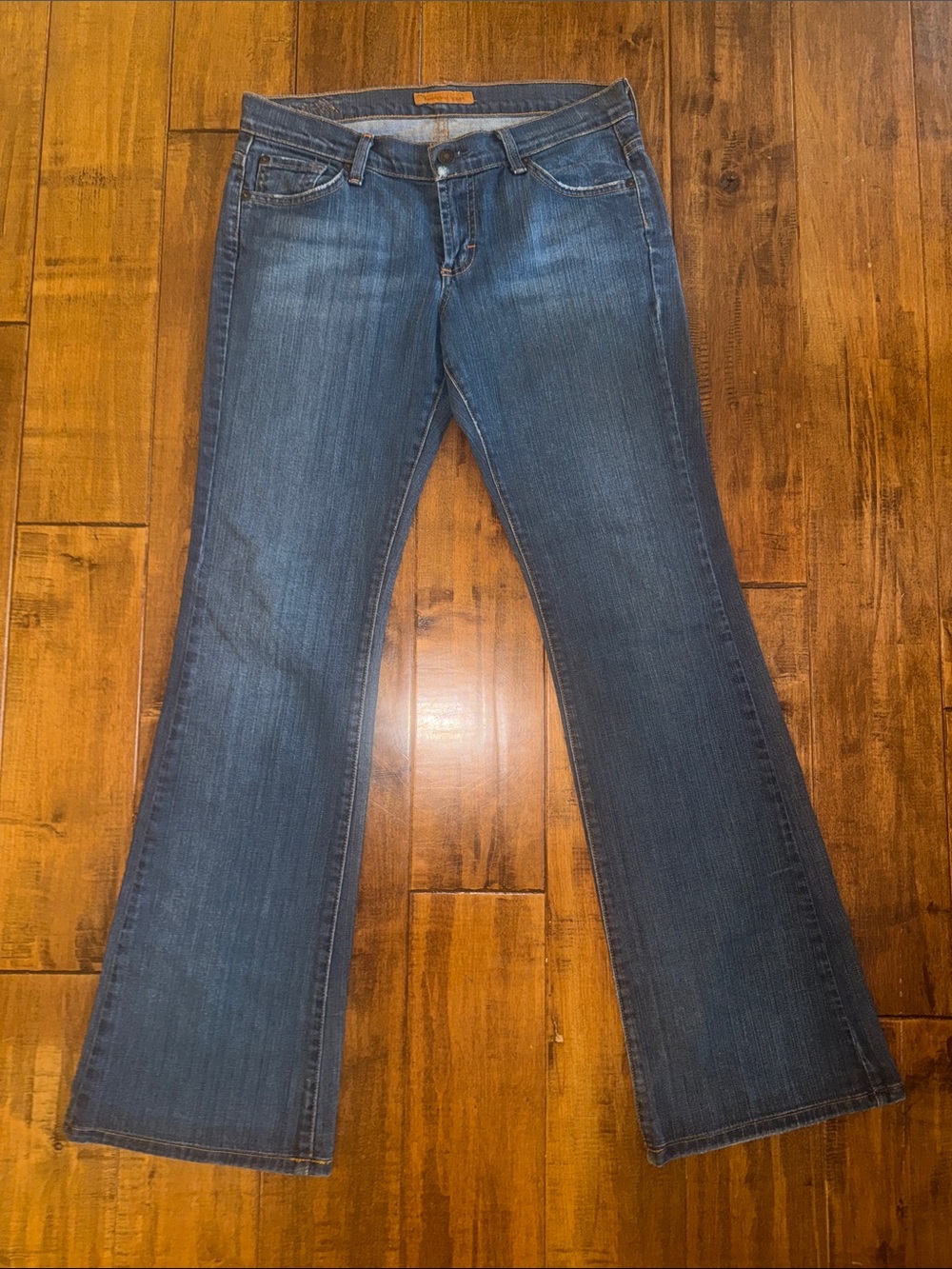 James Jeans Bootcut Jeans size 28 Whiskering distressed low rise